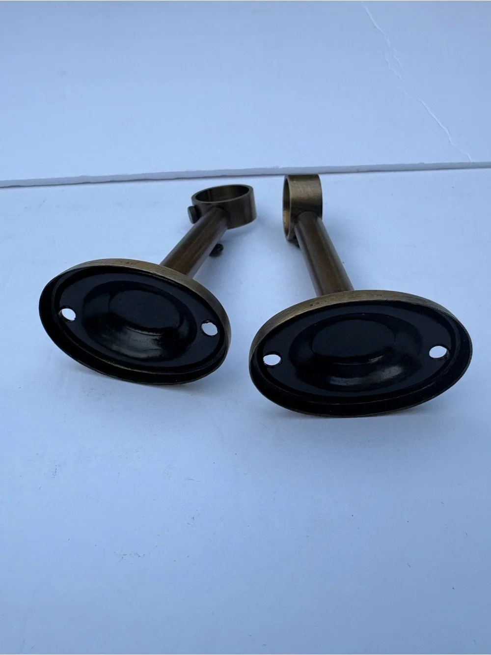 Set of 2 NWOT Anthropologie Smithery Curtain Rod Brackets